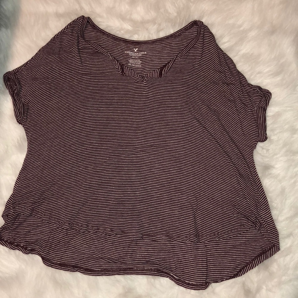 American Eagle Striped Tee